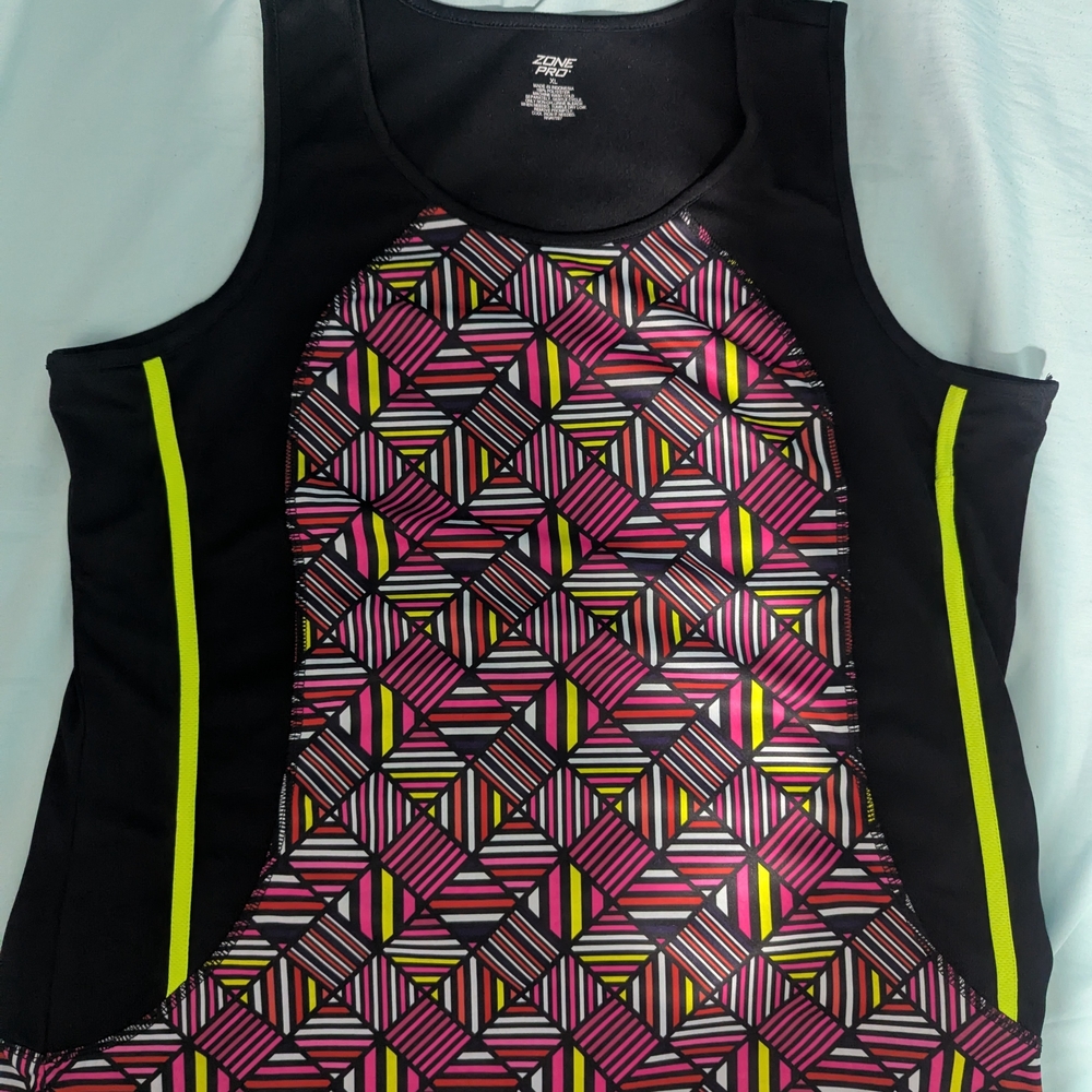 Zone Pro Classic Black Tank Top